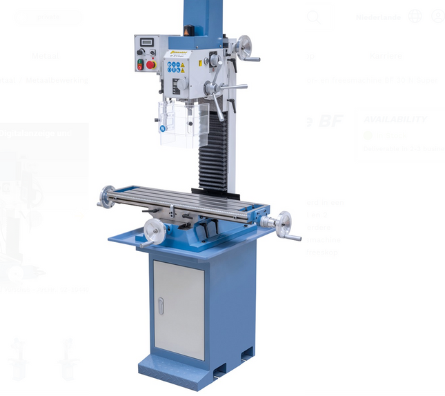 Bernardo Boor-freesmachine BF 30 Super / 230V - 02-1042