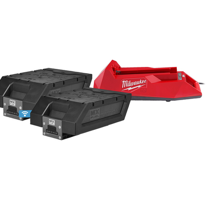 Milwaukee MXF NRG-406 Accu's en Laderkit
