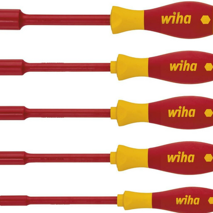 Wiha schroevendraaierset SoftFinish electric zeskantdopsleutel 5-delig