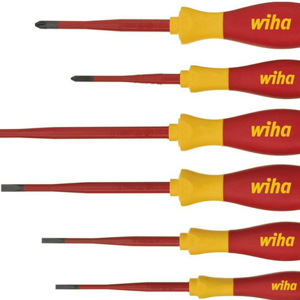 Wiha schroevendraaierset SoftFinish electric slimFix 6-delig