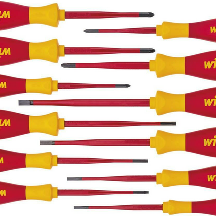 Wiha schroevendraaierset SoftFinish electric slimFix 12-delig