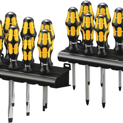 Wera Big Pack 900 schroevendraaierset Kraftform schroefbeitel + houder
