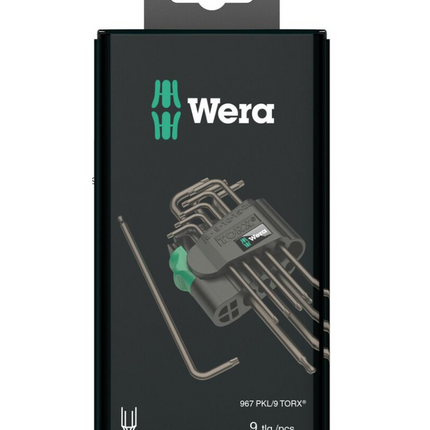 Wera 967 PKL/9 SB TORX® Stifsleutelset, BlackLaser
