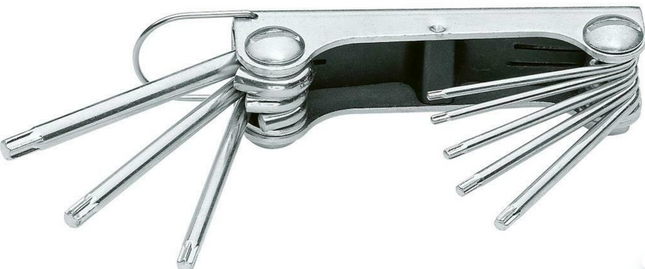 Gedore stiftsleutelset 8-dlg TORX T9-T40