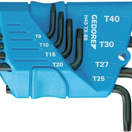 Gedore stiftsleutelset 8-dlg TORX T10-T45
