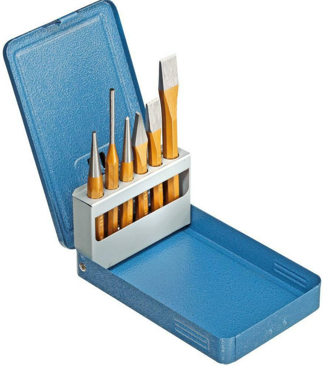 Gedore gereedschapset 6-dlg in metalen cassette