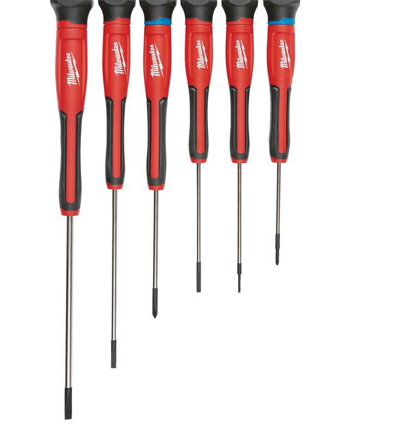 Milwaukee Precisie schroevendraaier 6 stuks - 4932471869