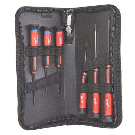 Milwaukee Precisie schroevendraaier 6 stuks - 4932471869
