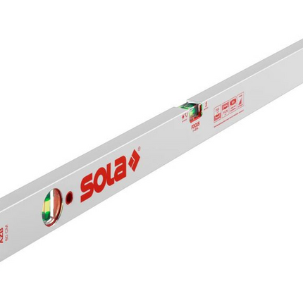 Sola AZB3/200 200cm Alu blokwaterpas 3 libellen 0,50mm/m zilver