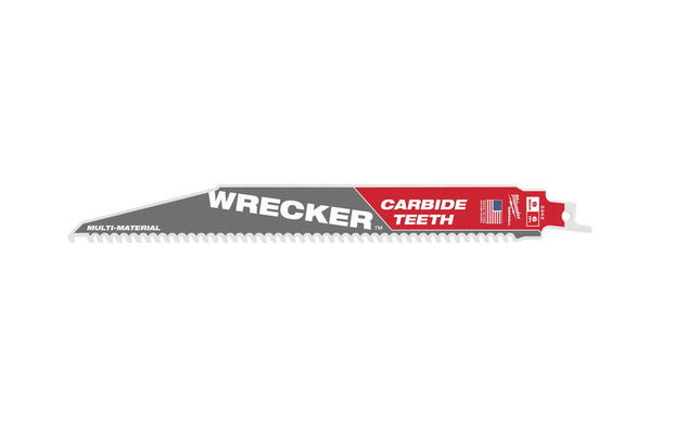 Milwaukee WRECKER reciprozaagblad Sawzall multi mat. Carbide  230mmx6Tpi - 48475242