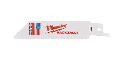 Milwaukee reciprozaagbladen Hackzall metaal 100mmx18Tpi 5stuks - 49005418