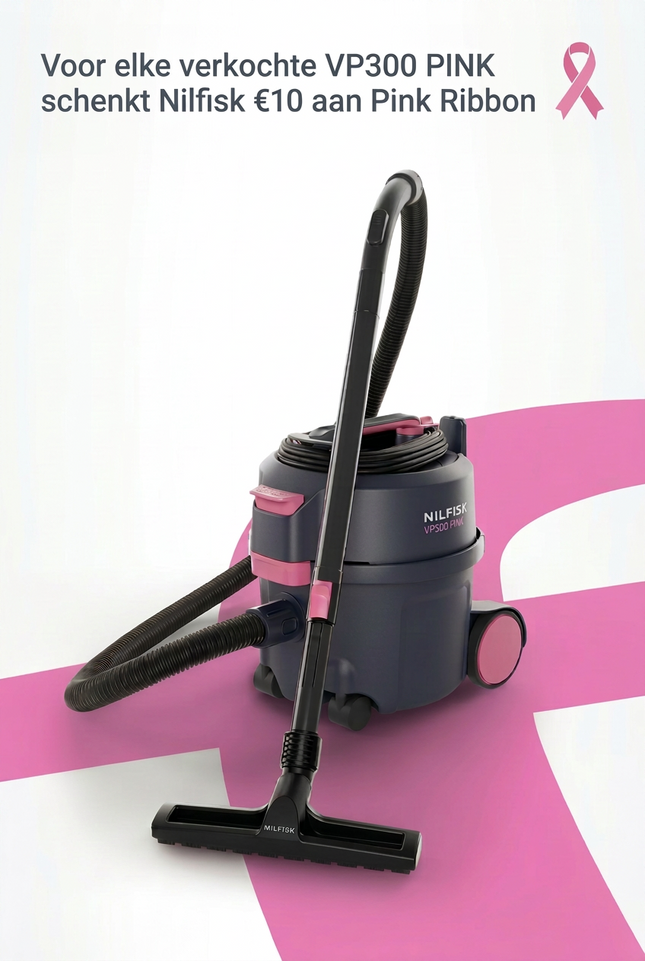 Nilfisk stofzuiger VP300 PINK HEPA XT EU - 107421156
