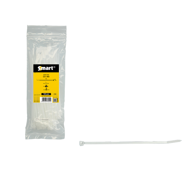 Pgb-europe SMART nylon kabelband naturel 2,5x302 - 100st.