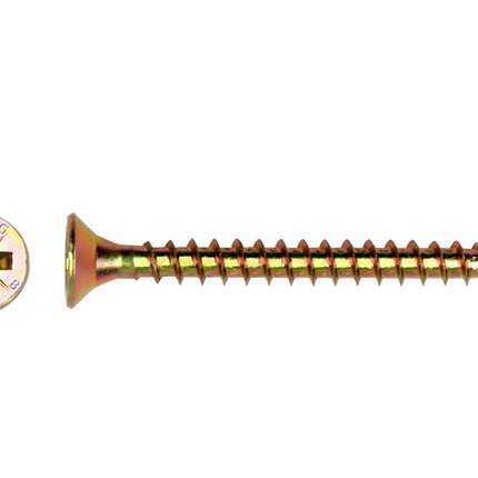 Pgb-fasteners spaanplaatschroef VK-Z 4,00x40 voldraad ZnG - 1000st.
