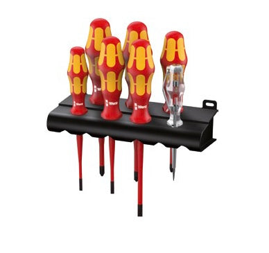 Wera 160 iS/7 Kraftform Plus Serie 100 + Spanningszoeker + houder