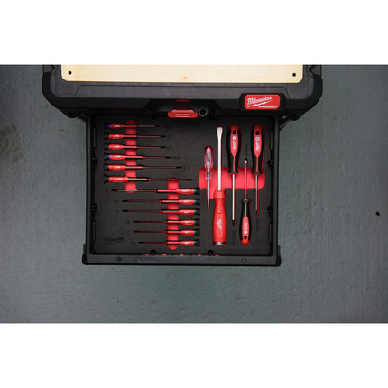 Milwaukee precisie schroevendraaiers Foam inlay (17-delig) - 4932493644