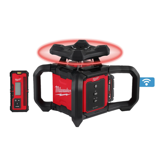Milwaukee M18 RLOH600-201C roterende laser met ONE-KEY - 4933493191