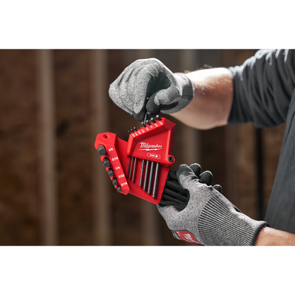 Milwaukee Hex sleutelset L-vormig 13 delig - 4932493615