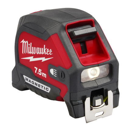 Milwaukee LED rolmaat 7.5m magnetisch - 4932492469