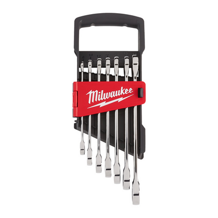Milwaukee Ringratel-steeksleutelset Maxbite 7delig- 4932464993
