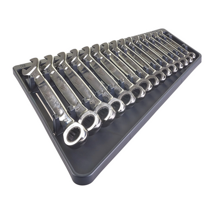 Milwaukee Ringratel-steeksleutelset Maxbite 15-delig - 4932464994