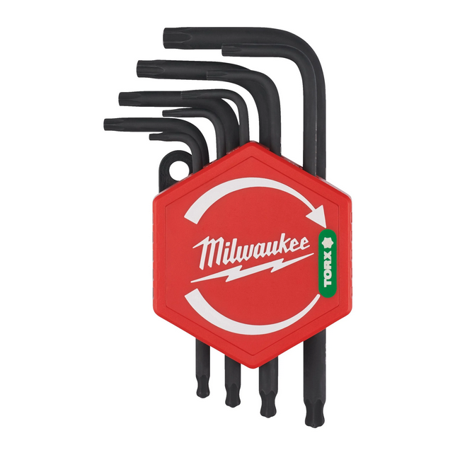 Milwaukee L-vormige Hex inbussleutelset Compact 9-delig - 4932492703