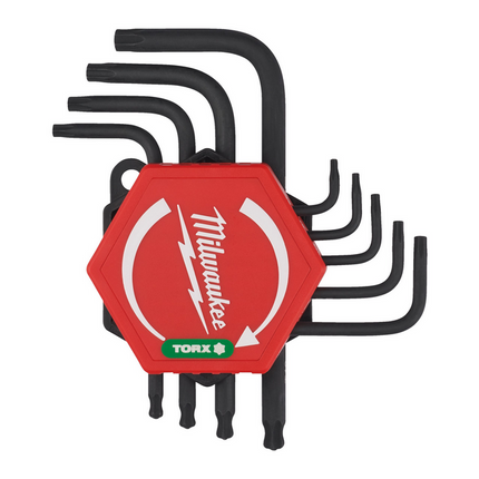 Milwaukee L-vormige Hex inbussleutelset Compact 9-delig - 4932492703