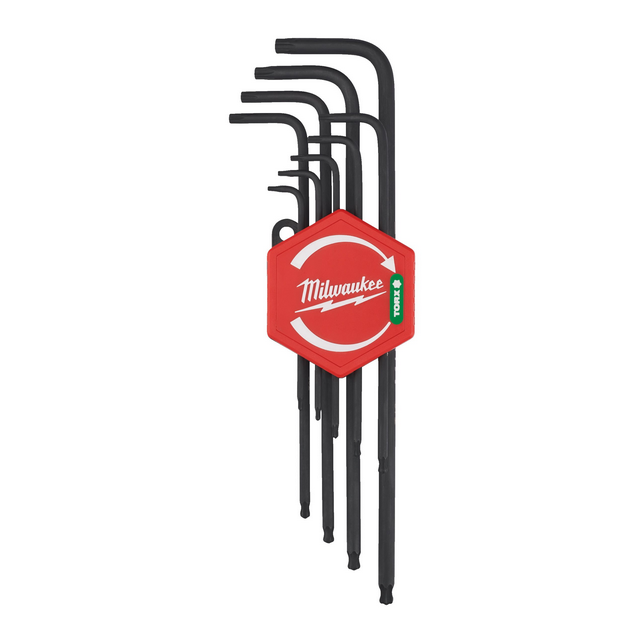 Milwaukee L-vormige Torx inbussleutelset 9-delig - 4932492693