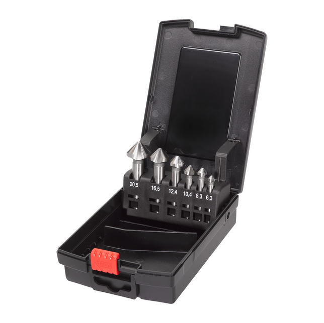 Milwaukee HSS-Co verzinkborenset 6-delig - 4932493575