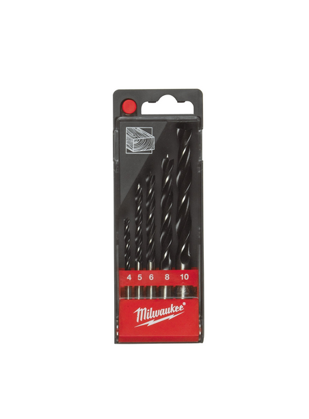 Milwaukee Set houtboren 5-delig in kunststof cassette - 4932352465