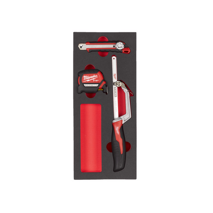 Milwaukee snij-en meetset Foam inlay 3-delig - 4932493252