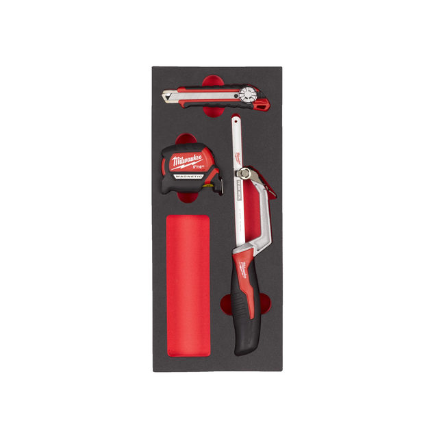 Milwaukee snij-en meetset Foam inlay 3-delig - 4932493252