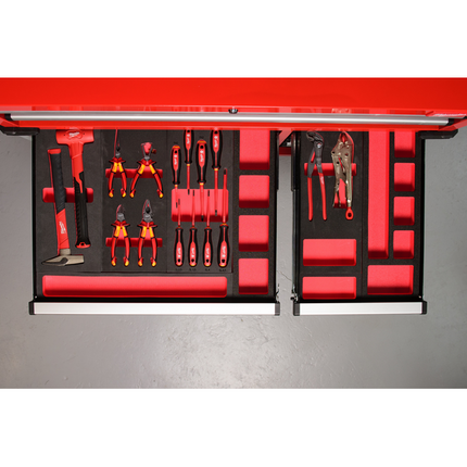 Milwaukee bankhamer en terugslagvrije hamer in foam inlay - 4932493253