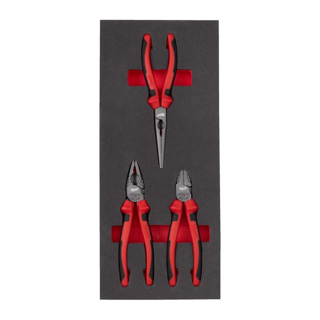 Milwaukee tangenset 3-delig in foam inlay - 4932493256