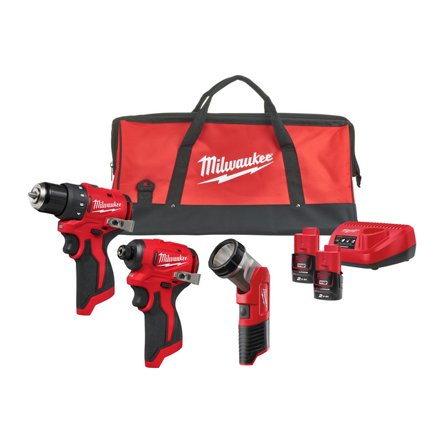 Milwaukee M12 BLPP3A-202B PowerPack - 4933499694