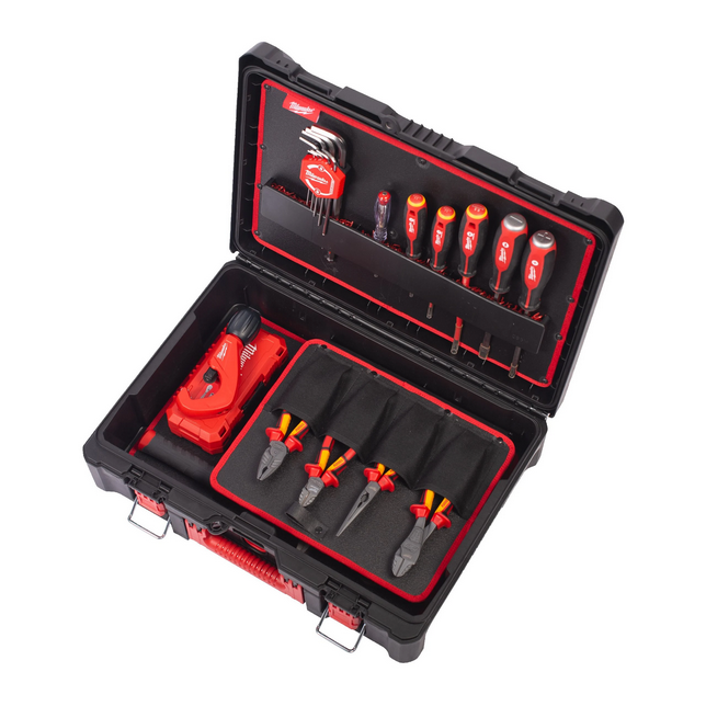 Milwaukee PACKOUT™ Gereedschapset voor loodgieters 74-delig - 4932499467