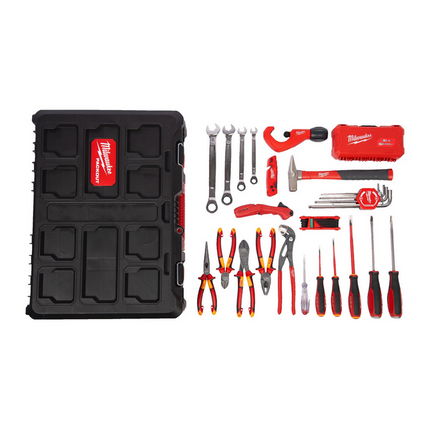 Milwaukee PACKOUT™ Gereedschapset voor loodgieters 74-delig - 4932499467