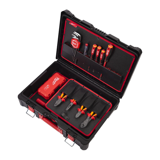 Milwaukee PACKOUT™ Gereedschapset voor elektriciens 62-delig - 4932499466