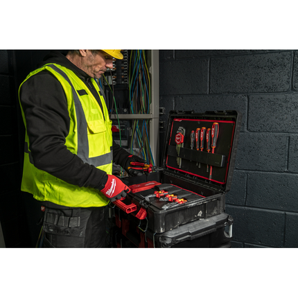 Milwaukee PACKOUT™ Gereedschapset voor elektriciens 62-delig - 4932499466