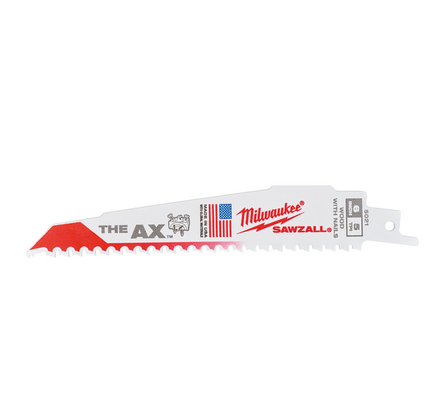 Milwaukee reciprozaagblad 150mm x 5 Tpi The AX 5 stuks - 48475021