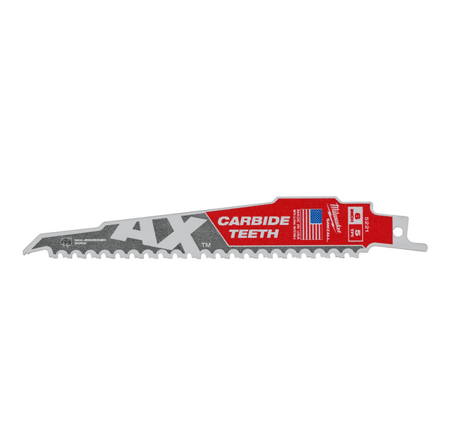 Milwaukee Carbide 150mm x 5 Tpi reciprozaagblad The AX 5 stuks - 48475521