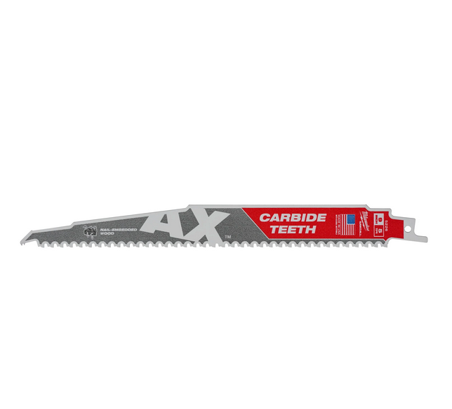 Milwaukee Carbide 230mm x 5 Tpi reciprozaagblad The AX 5 stuks - 48475526