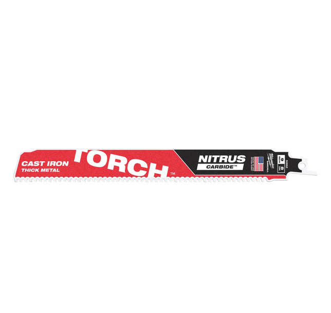 Milwaukee Nitrus Carbide 230mmx8Tpi reciprozaagblad TORCH - 48475262