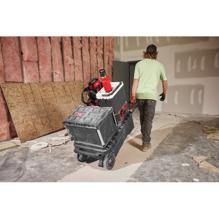 Milwaukee Packout fles 1065ml rood met deksel - 4932493467