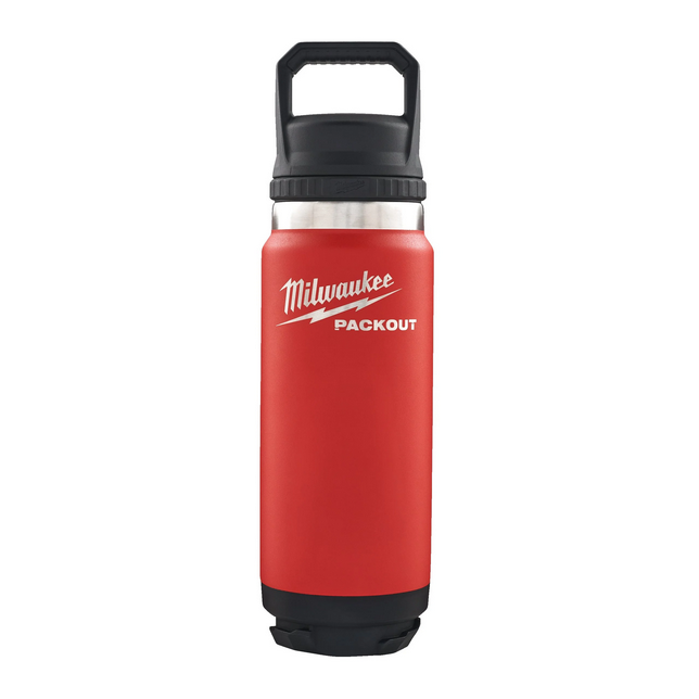 Milwaukee Packout fles 710ml rood met deksel - 4932493465