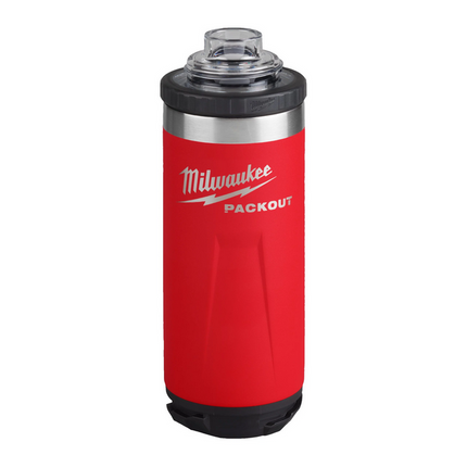 Milwaukee Packout fles 710ml rood met deksel - 4932493465