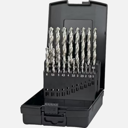 International Tools 1-10x0‚5 mm ECO PRO HSS Set Spiraalboren Kruisaanslijping - 191341000