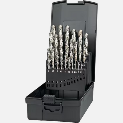 International Tools 1-13x0‚5 mm ECO PRO HSS Set Spiraalboren Kruisaanslijping - 191341300