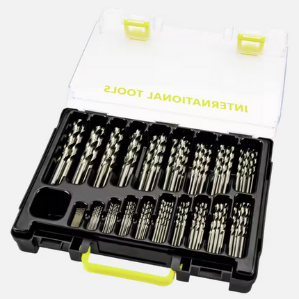 International Tools 1-10x0‚5 mm -170x ECO PRO HSS Set Spiraalboren Kruisaanslijping - 191346000