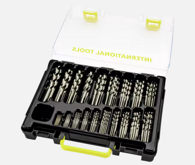 International Tools 1-10x0‚5 mm -170x ECO PRO HSS Set Spiraalboren Kruisaanslijping - 191346000